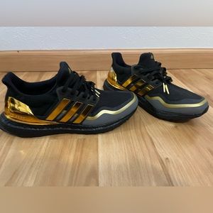 Black & Gold Adidas Ultra Boost
